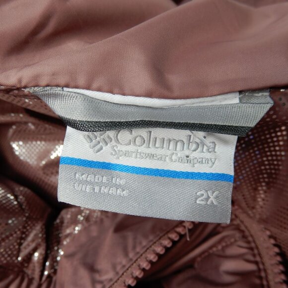 Columbia Pike Lake Long VEST Size 2X Fig Hood Omni Heat Insulated NEW - Picture 11 of 12